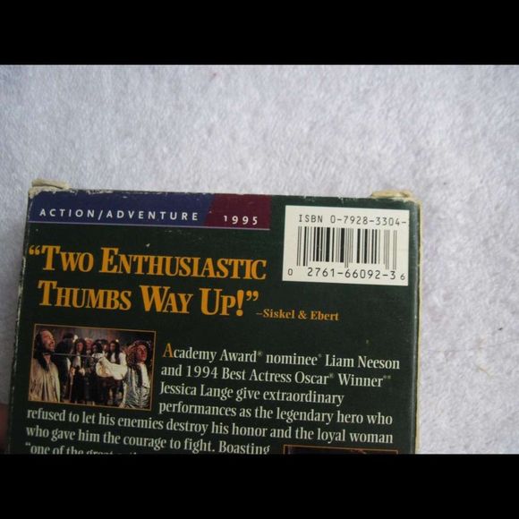 Rob Roy Liam Neeson Jessica Lange MGM 1995 VHS Cassette Tape Bundle for $1 - Picture 3 of 4